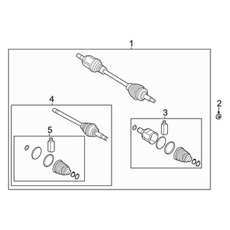 Hyundai OE - Front Suspension - Drive Axles
