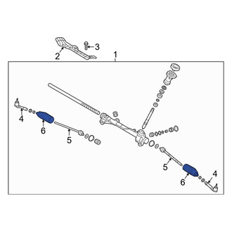 Hyundai OE - Rack and Pinion Bellows