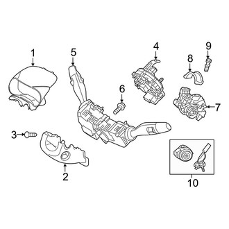 Hyundai OE - Steering Column - Shroud, Switches & Levers (SE / SEL)