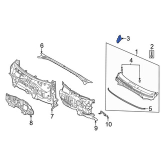 Hyundai OE - Front Left Cowl Side Panel