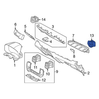 Hyundai OE - Right Outer Dashboard Air Vent