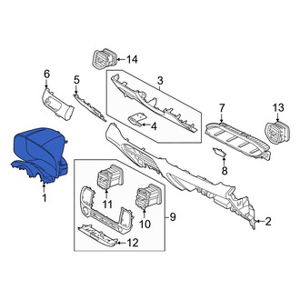 Hyundai OE - Instrument Cluster Visor