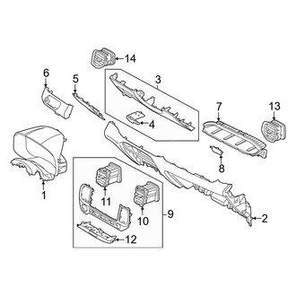 Hyundai OE - Instrument Panel Components