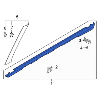Hyundai OE - Left Rocker Panel Guard
