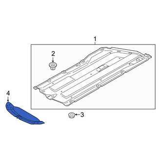 Hyundai OE - Front Floor Pan Splash Shield