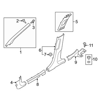 Hyundai OE - Pillars, Rocker & Floor - Interior Trim
