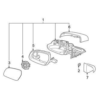 Hyundai OE - Front Door - Outside Mirrors