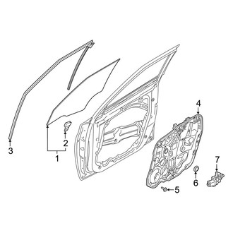 Hyundai OE - Front Door - Glass & Hardware