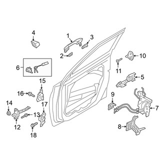 Hyundai OE - Front Door - Lock & Hardware