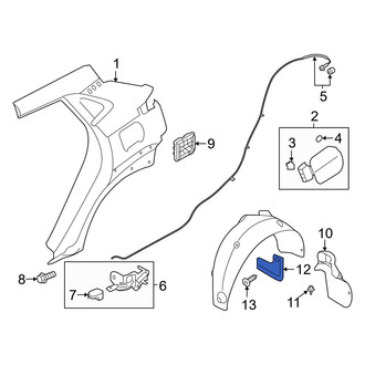 Hyundai OE - Rear Left Mud Flap