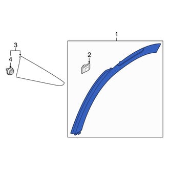 Hyundai OE - Front Right Wheel Arch Molding