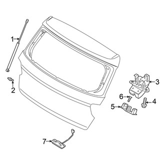 Hyundai OE - Lift Gate - Lock & Hardware