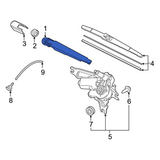 Hyundai OE - Rear Wiper Arm