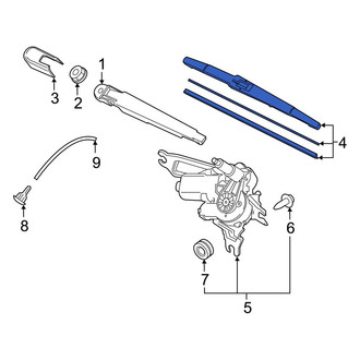 Hyundai OE - Rear Wiper Blade