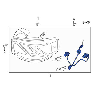 Hyundai OE - Rear Tail Light Wiring Harness
