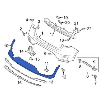 Hyundai OE - Rear Lower Bumper Cover
