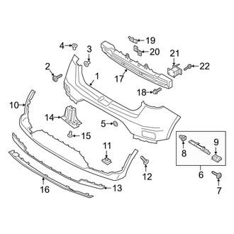 Hyundai OE - Rear Bumper - Bumper & Components