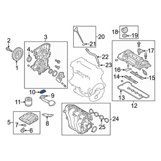 Hyundai OE - Engine Oil Strainer Gasket
