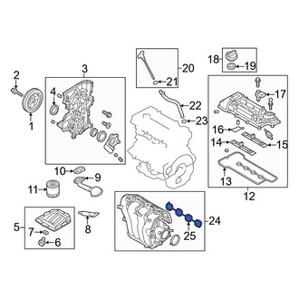 Hyundai OE - Engine Intake Manifold Gasket
