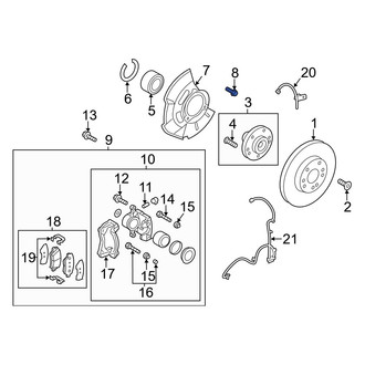 Hyundai OE - Cruise Control Cable Bolt