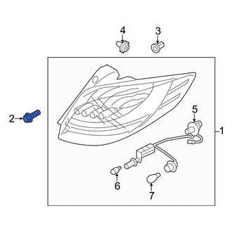 Hyundai OE - Bumper Cover Screw