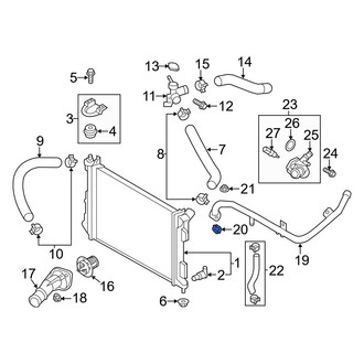 Hyundai OE - Engine Coolant Pipe Gasket