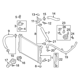 Hyundai OE - Engine Coolant Inlet Flange