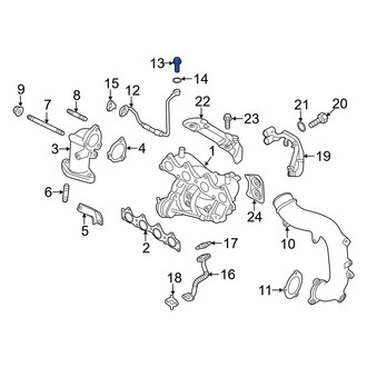 Hyundai OE - Turbocharger Oil Line Bolt