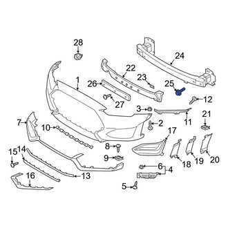 Hyundai OE - Bumper Impact Bar Bolt