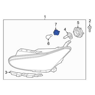 Hyundai OE - Front Turn Signal Light Socket