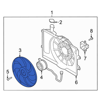 Hyundai OE - Engine Cooling Fan Blade