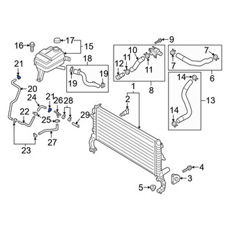 Hyundai OE - Radiator Hose Clamp