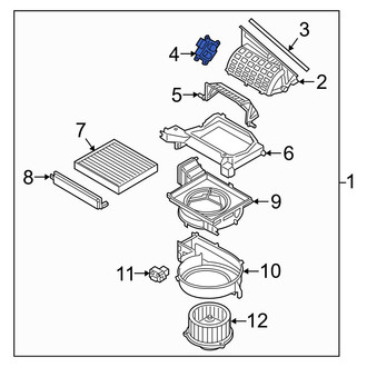 Hyundai OE - HVAC Air Adjustment Control Motor