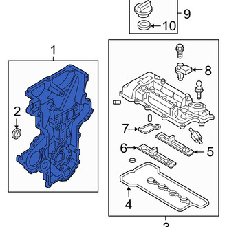 Hyundai OE - Engine Timing Cover