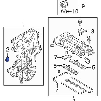Hyundai OE - Rear Engine Crankshaft Seal