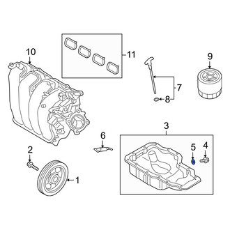 Hyundai OE - Engine Oil Drain Plug Gasket