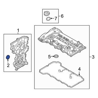 Hyundai OE - Rear Engine Crankshaft Seal