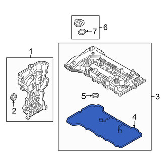 Hyundai OE - Engine Valve Cover Gasket