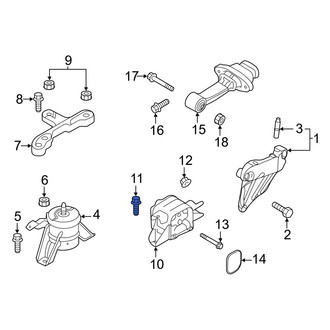 Hyundai OE - Manual Transmission Mount Bolt