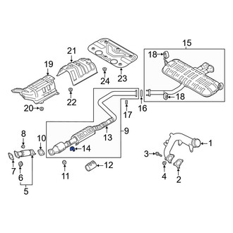 Hyundai OE - Exhaust System Hanger