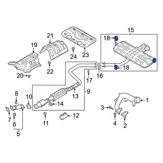 Hyundai OE - Rear Exhaust System Hanger