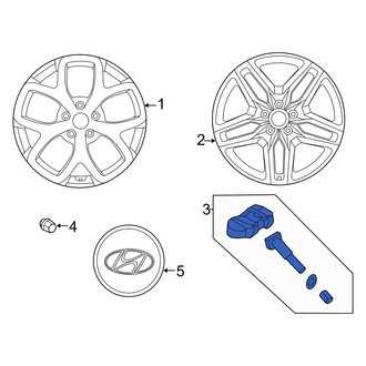Hyundai OE - Tire Pressure Monitoring System (TPMS) Sensor