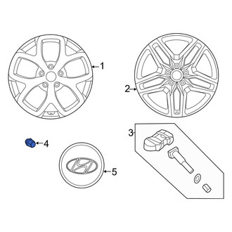 Hyundai OE - Wheel Lug Nut
