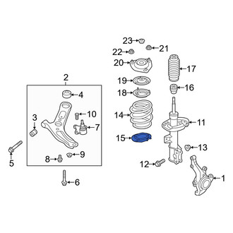 Hyundai OE - Front Lower Coil Spring Insulator