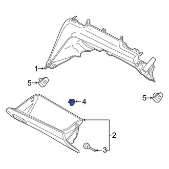 Hyundai OE - Front Glove Box Door Bumper