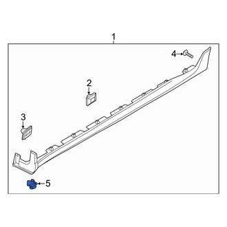 Hyundai OE - Mud Flap Nut