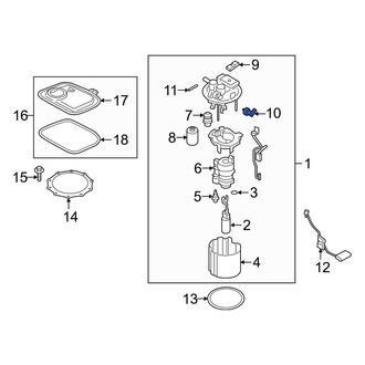 Hyundai OE - Fuel Pressure Sensor