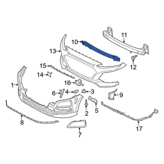 Hyundai OE - Front Bumper Impact Absorber