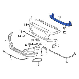 Hyundai OE - Front Bumper Impact Bar