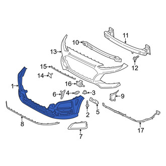 Hyundai OE - Front Lower Bumper Cover